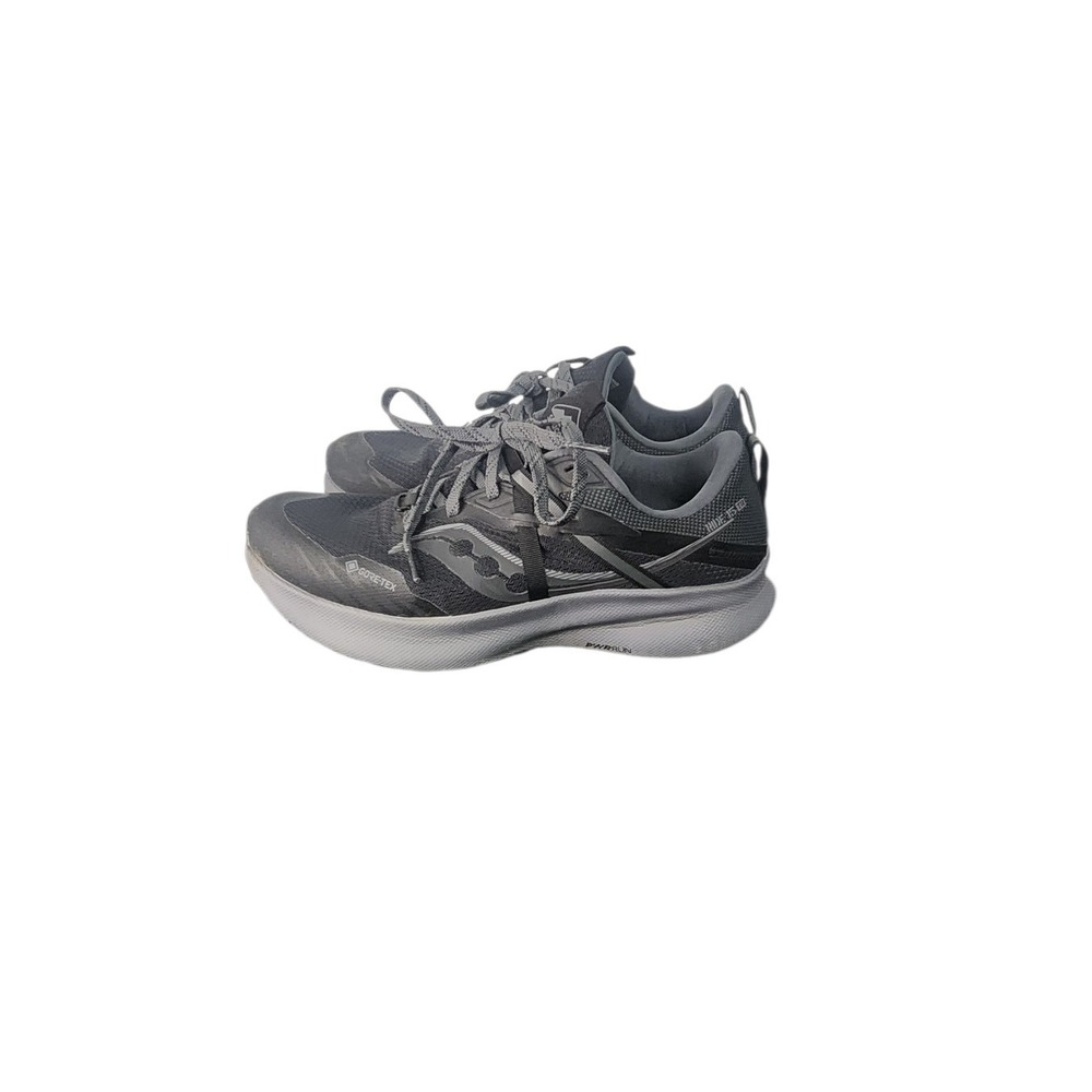 Saucony Peregrine 10 GTX Womens Trail Running Shoes‎ Black Waterproof Size 10.5